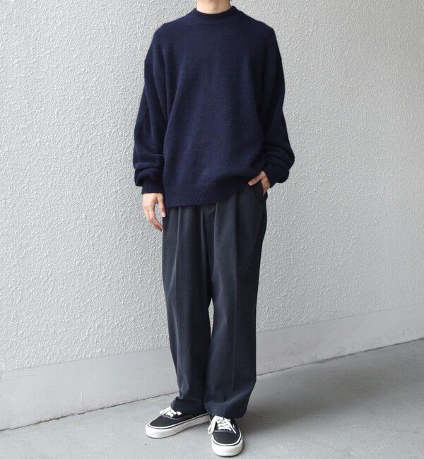 SHIPS any「SHIPS any: LOUNGE FOX シャギー セミモックネック ニット◇」|ニット・セーター|