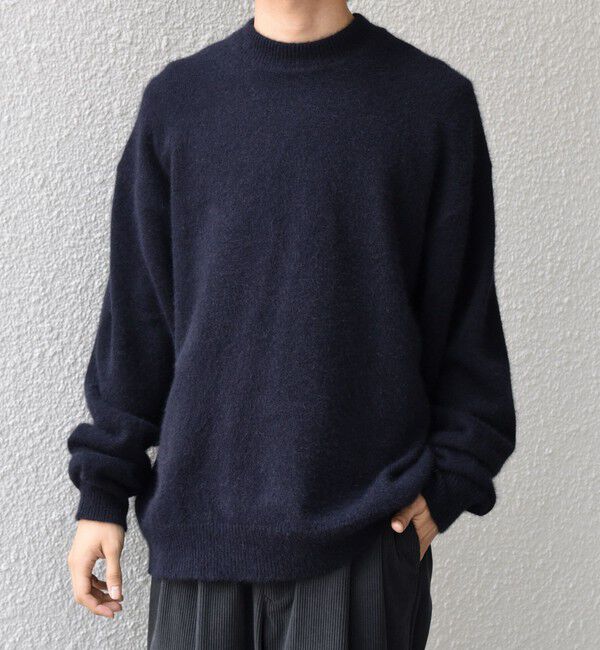 SHIPS any「SHIPS any: LOUNGE FOX シャギー セミモックネック ニット◇」|ニット・セーター|