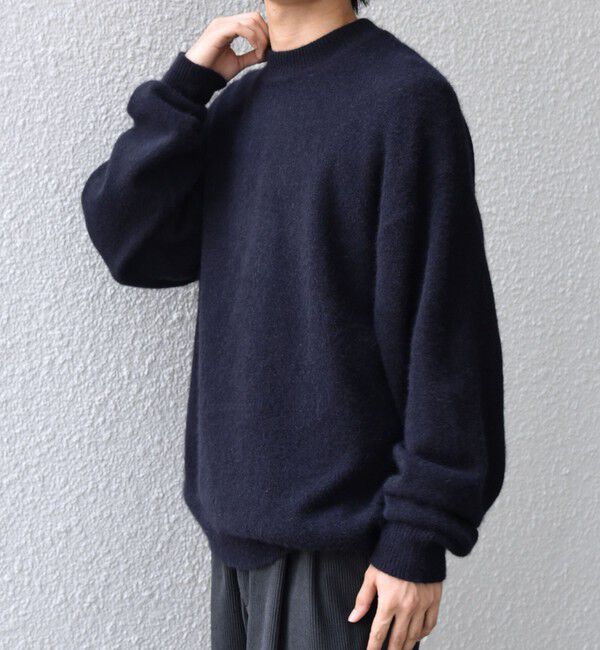 SHIPS any「SHIPS any: LOUNGE FOX シャギー セミモックネック ニット◇」|ニット・セーター|