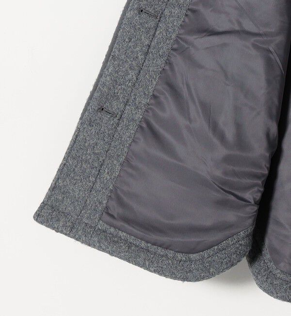 quaranciel「quaranciel: スタンドカラー フーデット ミディ コート」|その他|