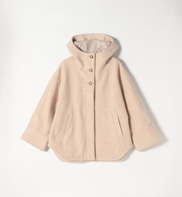 quaranciel「quaranciel: スタンドカラー フーデット ミディ コート」|その他|