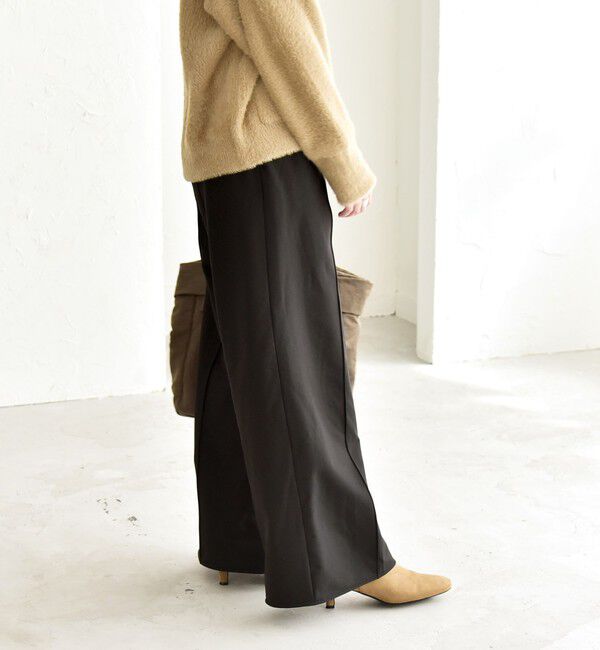 quaranciel「quaranciel:〈洗濯機可能〉ピンタック ウォーム ワイド パンツ」|その他|