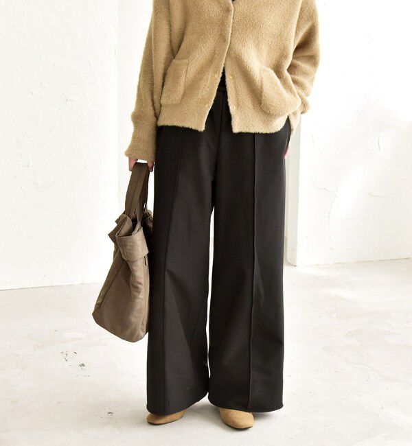 quaranciel「quaranciel:〈洗濯機可能〉ピンタック ウォーム ワイド パンツ」|その他|