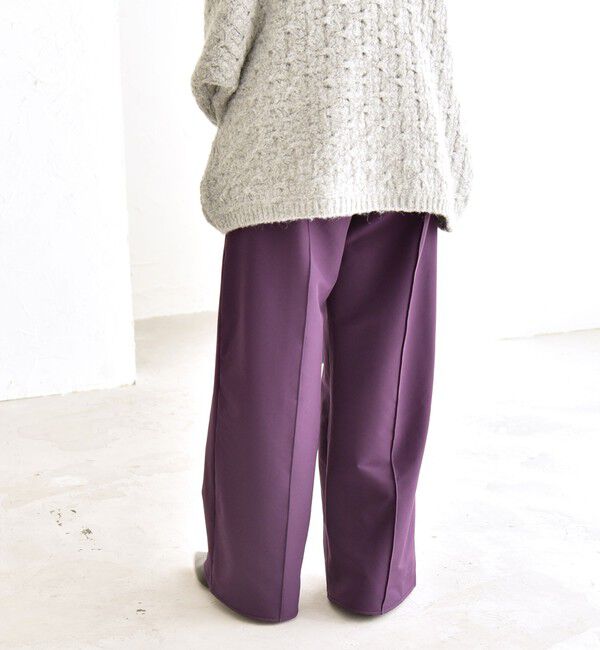 quaranciel「quaranciel:〈洗濯機可能〉ピンタック ウォーム ワイド パンツ」|その他|