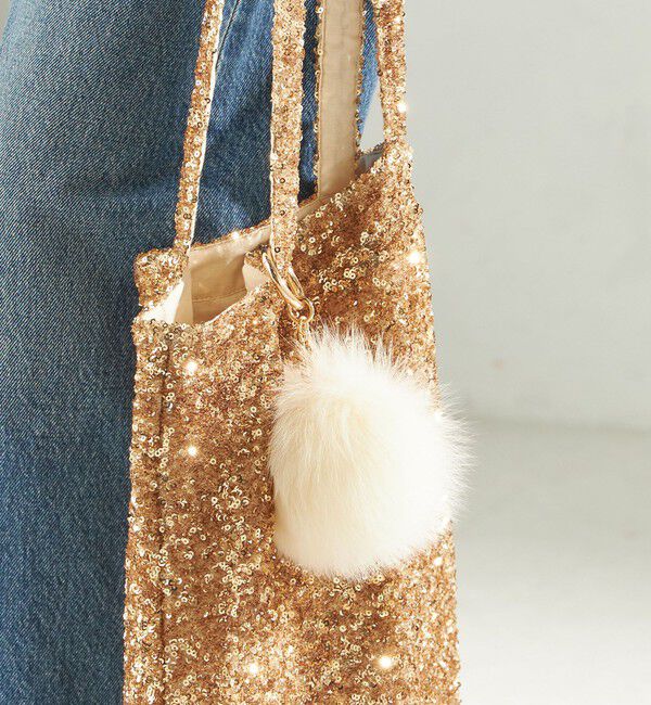 SHIPS for women「フォックス ファーポンポン チャーム」|チャーム・キーホルダー|