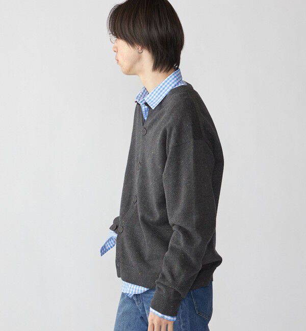 SHIPS「City Ambient Products: カラー ネップ クルーネック カーディガン」|カーディガン|