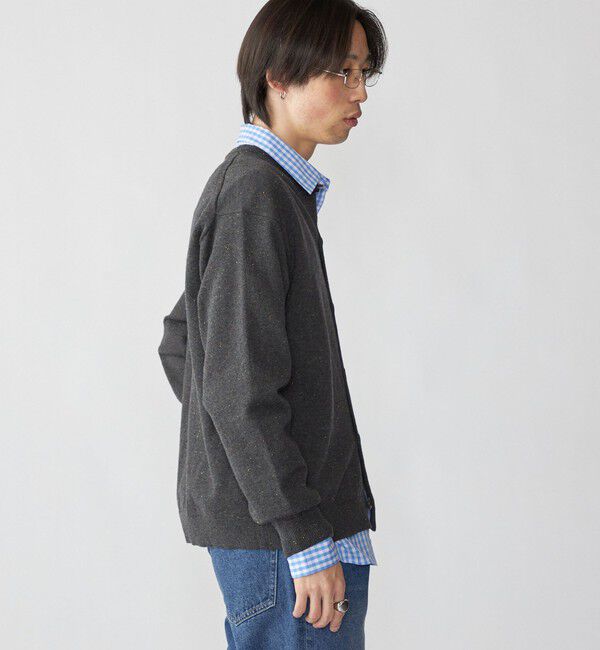 SHIPS「City Ambient Products: カラー ネップ クルーネック カーディガン」|カーディガン|