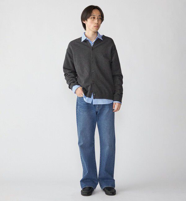 SHIPS「City Ambient Products: カラー ネップ クルーネック カーディガン」|カーディガン|