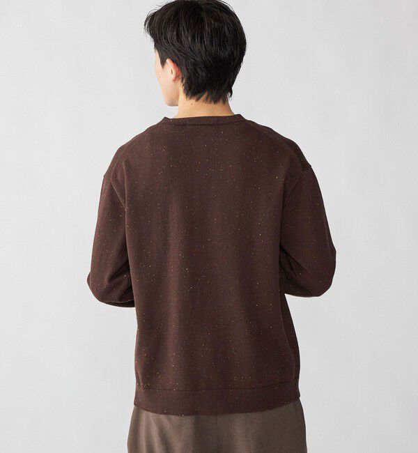 SHIPS「City Ambient Products: カラー ネップ クルーネック カーディガン」|カーディガン|