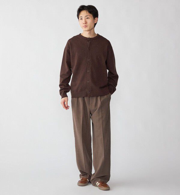 SHIPS「City Ambient Products: カラー ネップ クルーネック カーディガン」|カーディガン|