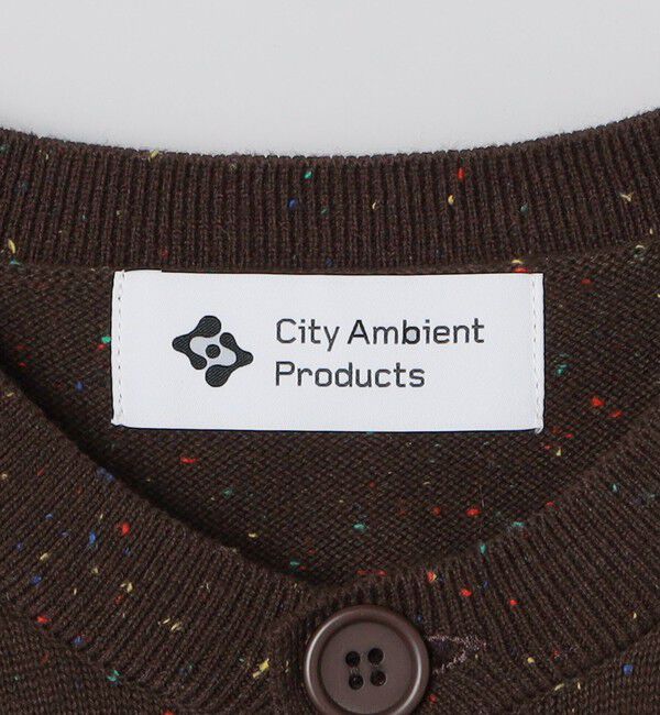 SHIPS「City Ambient Products: カラー ネップ クルーネック カーディガン」|カーディガン|
