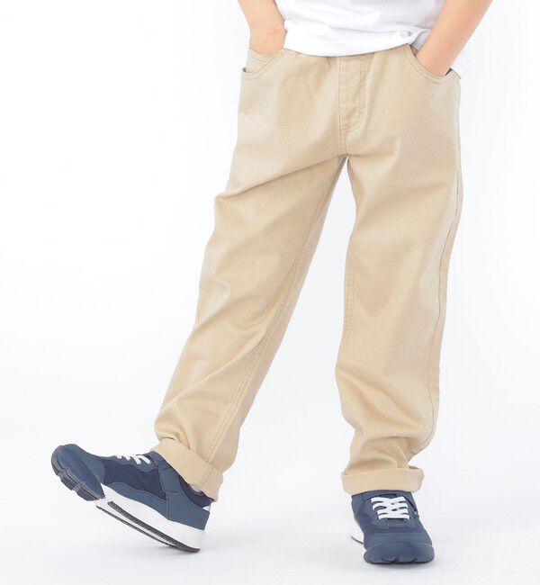 SHIPS KIDS「SHIPS KIDS:100～130cm / 5ポケット ストレート パンツ」|その他|ベージュ