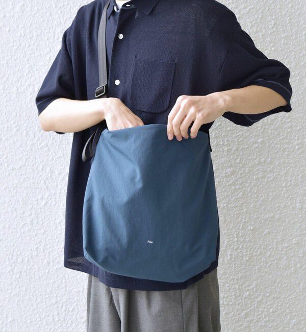 SHIPS any「Filer:〈撥水加工/軽量〉SIWA ミニ ショルダーバッグ OG-018◇」|ショルダー・メッセンジャー|ブルー