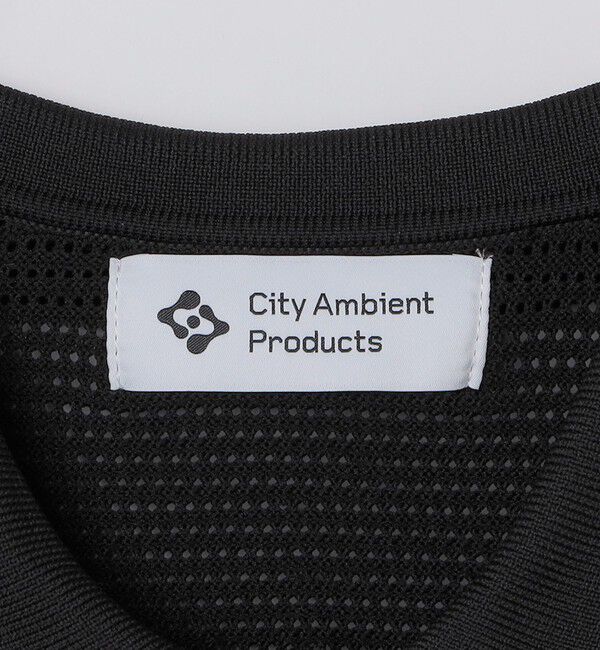 SHIPS「City Ambient Products: ポリエステル メッシュ ニット ショートスリーブ ポロ」|ニット・セーター|