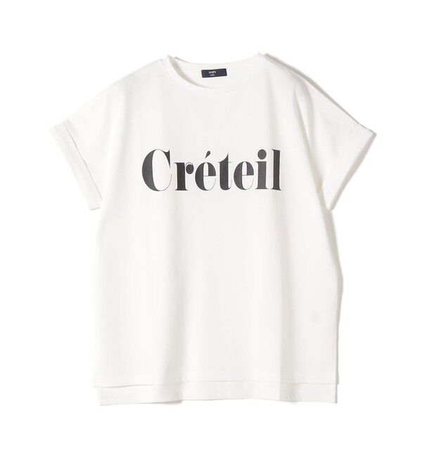 SHIPS Colors 「SHIPS Colors:〈接触冷感・UVカット〉ビッグロゴ ドルマン Tシャツ」|Tシャツ・カットソー|