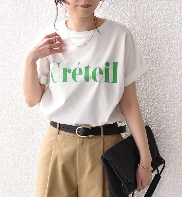 SHIPS Colors 「SHIPS Colors:〈接触冷感・UVカット〉ビッグロゴ ドルマン Tシャツ」|Tシャツ・カットソー|