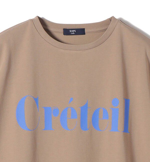 SHIPS Colors 「SHIPS Colors:〈接触冷感・UVカット〉ビッグロゴ ドルマン Tシャツ」|Tシャツ・カットソー|