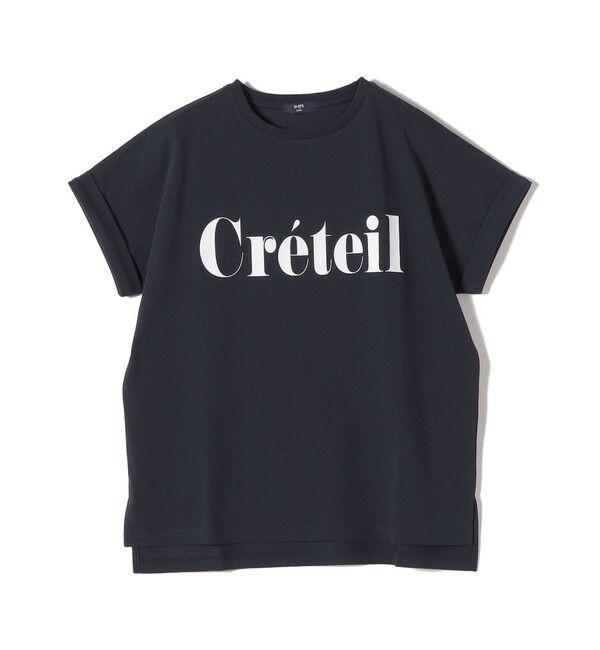 SHIPS Colors 「SHIPS Colors:〈接触冷感・UVカット〉ビッグロゴ ドルマン Tシャツ」|Tシャツ・カットソー|