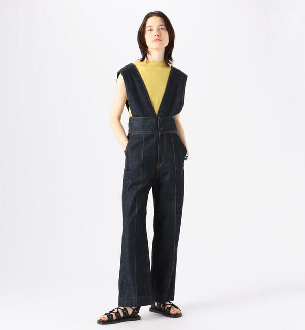 MACPHEE「コットンデニム 2-wayコンビネゾン」|オールインワン|