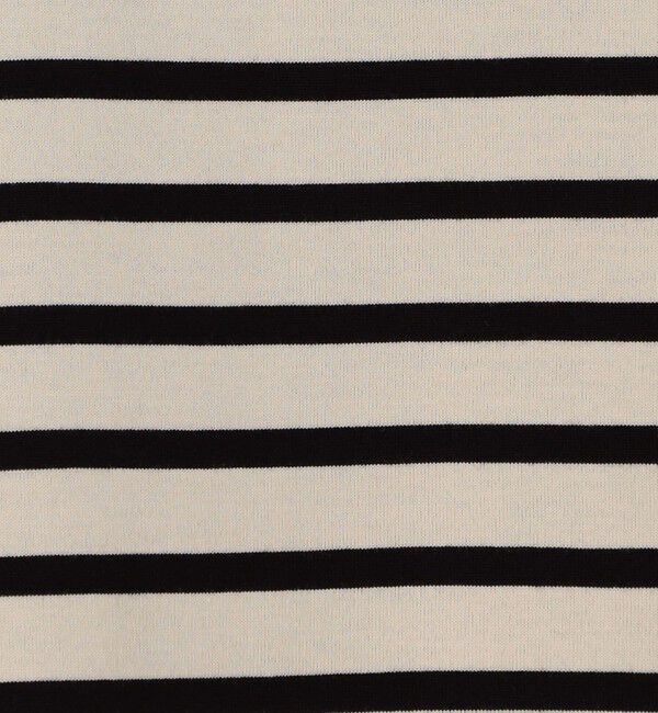 GALERIE VIE「ファインコットンボーダー ビックTシャツ」|Tシャツ・カットソー|