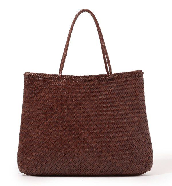 TOMORROWLAND GOODS「dragon DIFFUSION SOPHIE LARGE レザーメッシュ トートバッグ」|トートバッグ|49 ダークブラウン