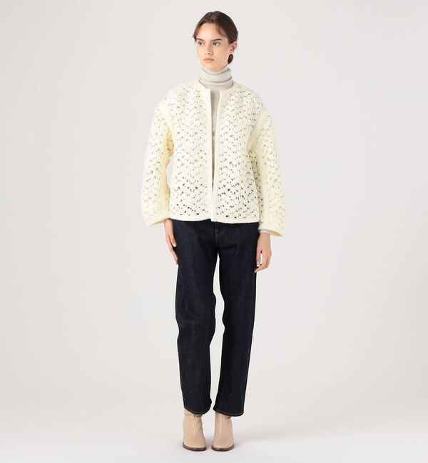 Ballsey「Hailey クルーネックジャケット」|ノーカラージャケット|