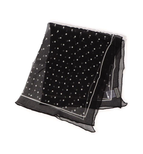 TOMORROWLAND GOODS「REGAGLIA シルク スカーフ」|バンダナ・スカーフ|19 ブラック