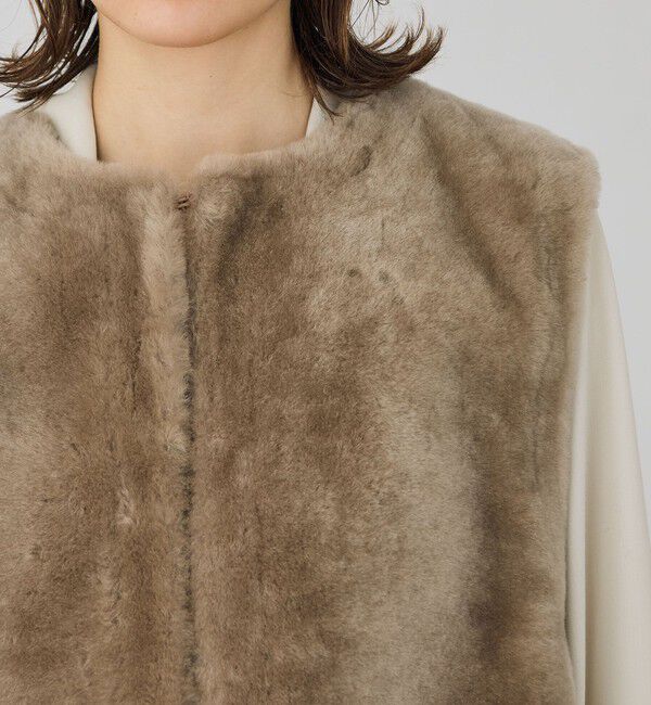 TOMORROWLAND GOODS「DES PRES  ムートンジレ」|ダウンベスト・ベスト|