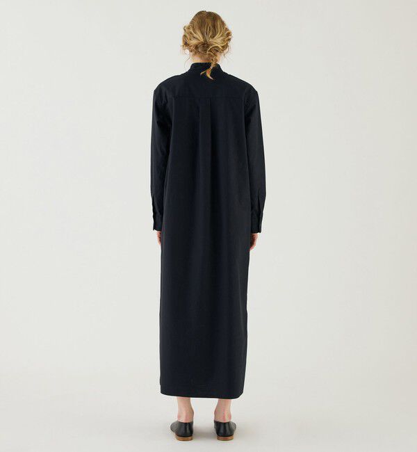 GALERIE VIE「プレミアムオックス バンドカラーシャツワンピース」|ワンピース|