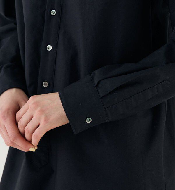 GALERIE VIE「プレミアムオックス バンドカラーシャツワンピース」|ワンピース|