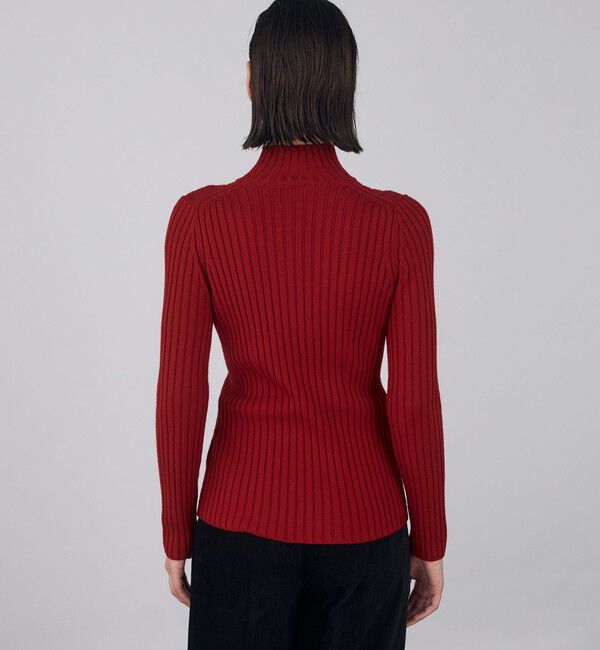 DES PRES「ウールベーシックリブ ハイネックプルオーバー」|ニット・セーター|