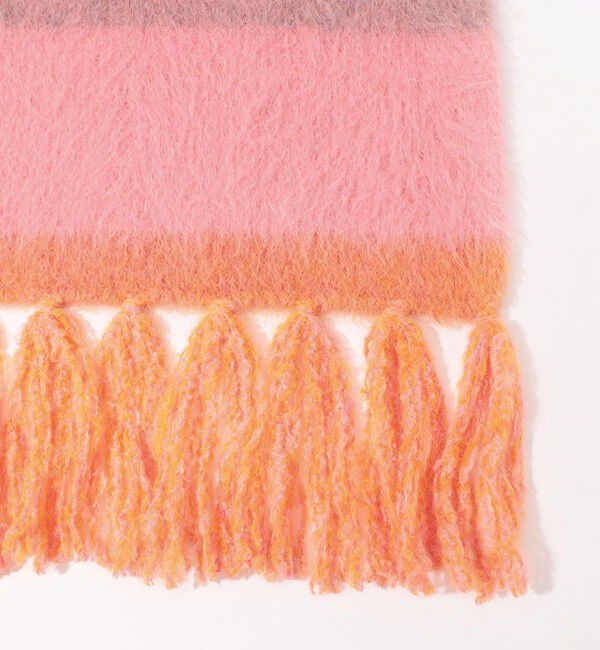 MACPHEE「ディップダイボーダー ストール」|ストール|