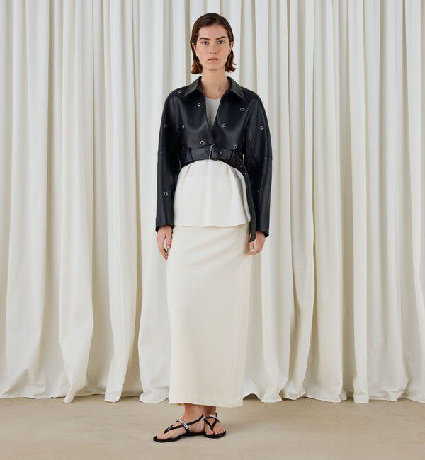 DES PRES「ソフトウールオックス マキシスカート」|スカート|