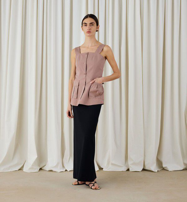 DES PRES「ソフトウールオックス マキシスカート」|スカート|