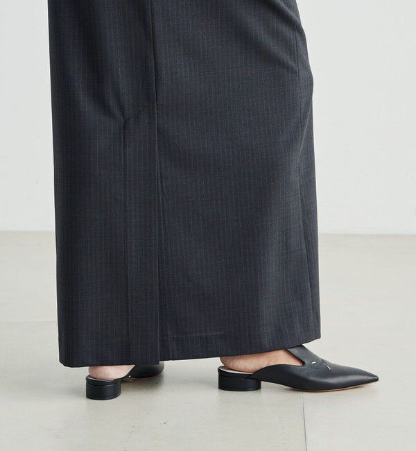 Edition「ウールストライプ ロングスカート」|スカート|