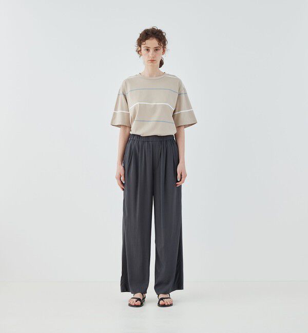 GALERIE VIE「コンパクトジャージー クルーネックプルオーバー」|Tシャツ・カットソー|