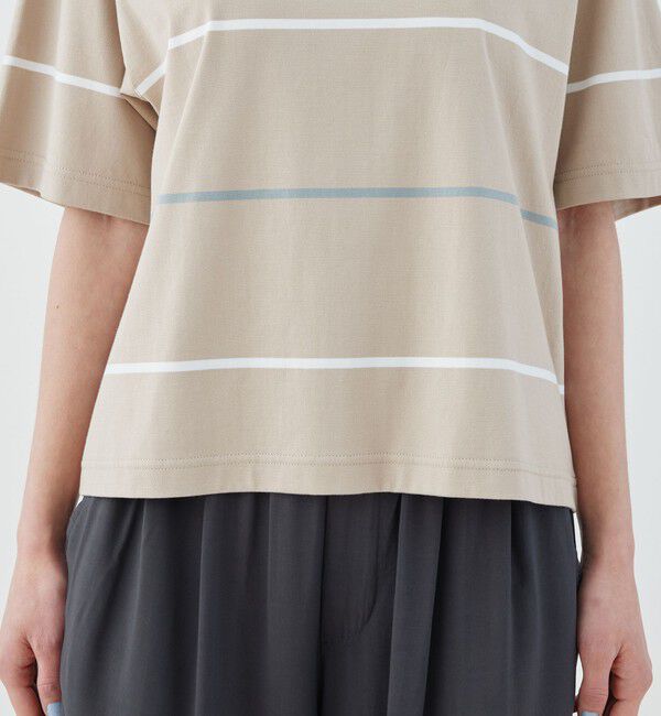 GALERIE VIE「コンパクトジャージー クルーネックプルオーバー」|Tシャツ・カットソー|