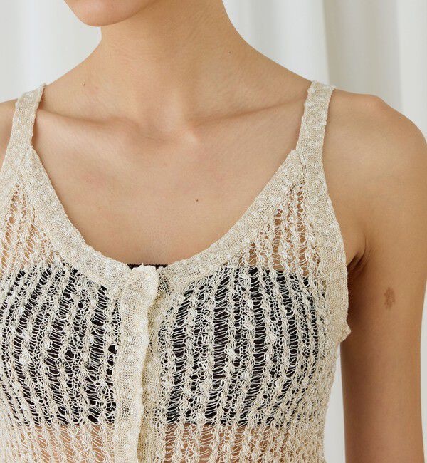 DES PRES「スラブコットンニットキャミソール」|ニット・セーター|