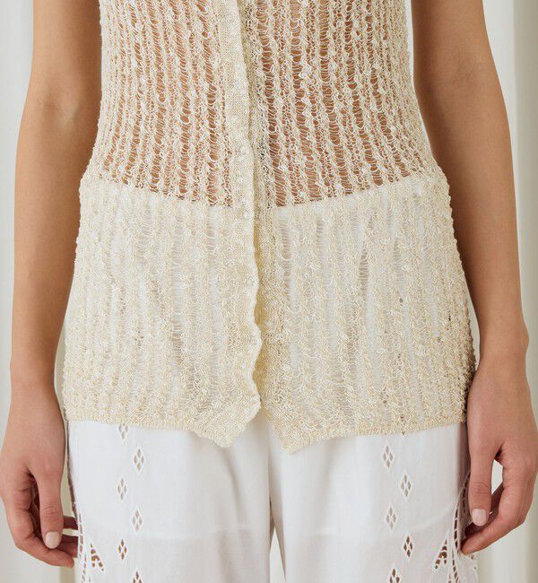 DES PRES「スラブコットンニットキャミソール」|ニット・セーター|