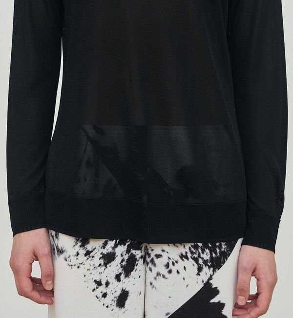 DES PRES「マットレーヨン ボートネックプルオーバー」|ニット・セーター|