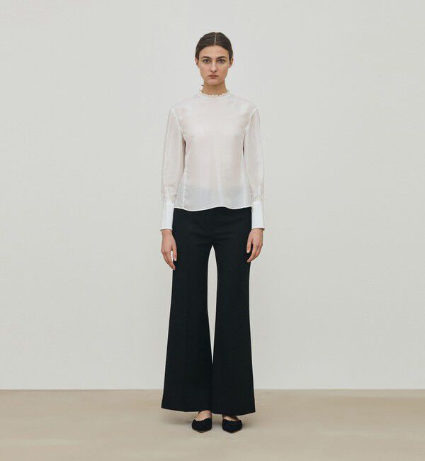 DES PRES「シルクハブタエ プルオーバーブラウス」|シャツ・ブラウス|