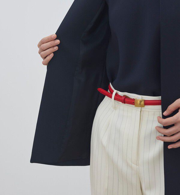 DES PRES「ライトダブルクロス ノーカラージャケット」|ノーカラージャケット|