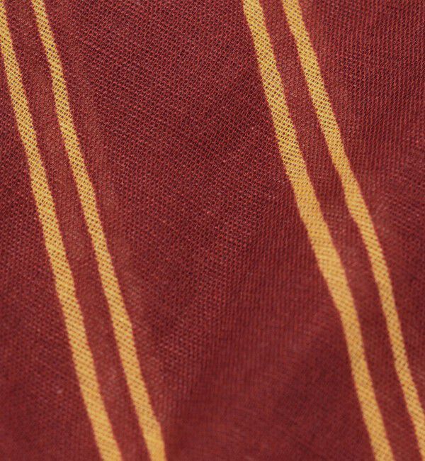 TOMORROWLAND GOODS「TOMORROWLAND コットンリネンシルク ストライプスカーフ」|バンダナ・スカーフ|