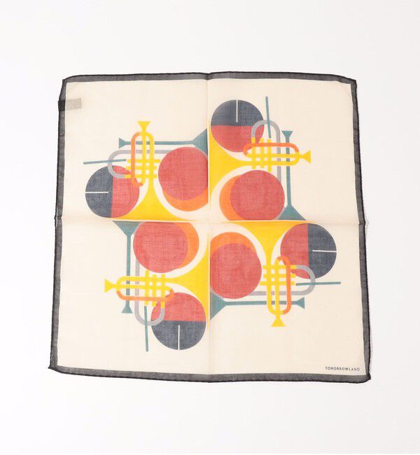 TOMORROWLAND GOODS「TOMORROWLAND コットンシルク プリントポケットチーフ」|バンダナ・スカーフ|