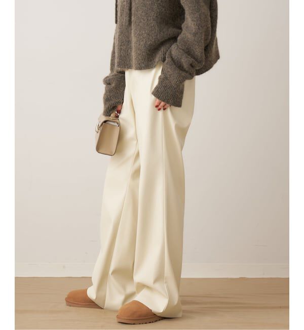 Plage「MY_fake leather easyパンツ」|その他|