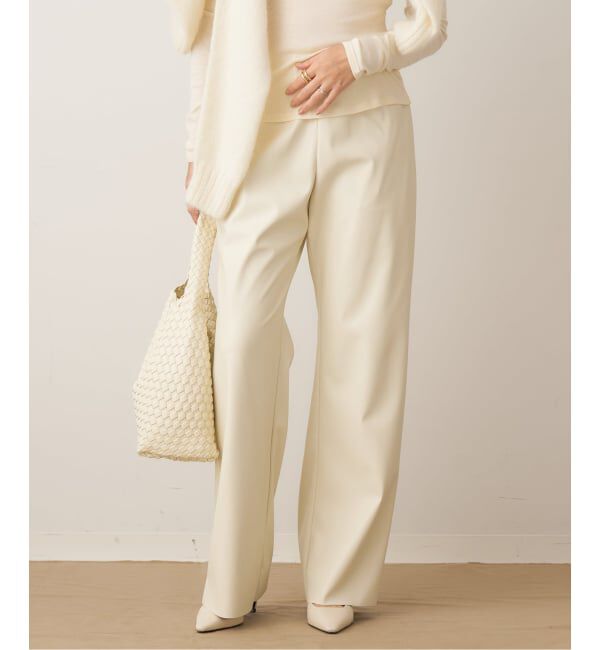 Plage「MY_fake leather easyパンツ」|その他|