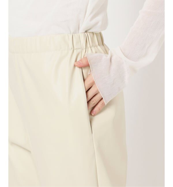 Plage「MY_fake leather easyパンツ」|その他|