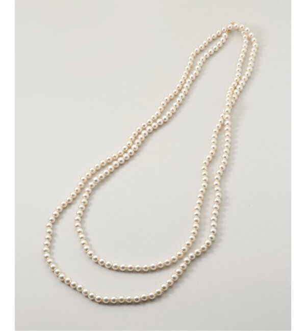 SLOBE IENA「《追加2》SLOBE ロングパールネックレス」|ネックレス|