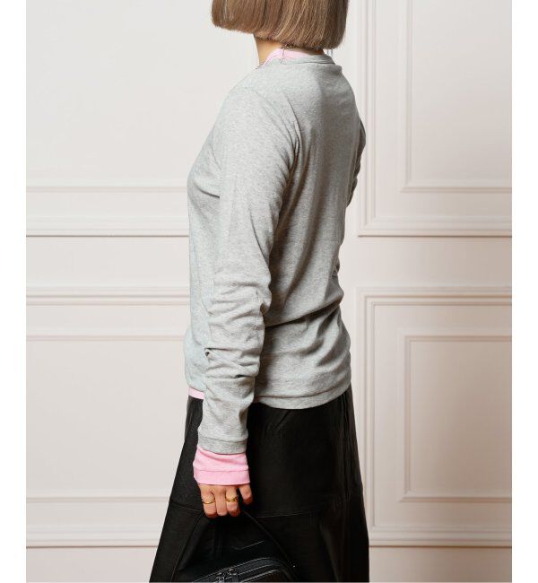 IENA LA BOUCLE「IENA LA BOUCLE シアーフライスロングスリーブTシャツ」|Tシャツ・カットソー|