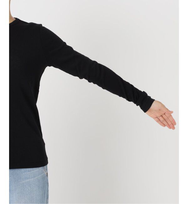 IENA LA BOUCLE「IENA LA BOUCLE シアーフライスロングスリーブTシャツ」|Tシャツ・カットソー|